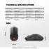 Fantech Cruiser II WG11V2RD Wireless Gaming Mouse 2400 DPI with Charging Dock Black Fantech Cruiser II WG11V2RD Wireless Gaming Mouse 2400 DPI with Charging Dock Black